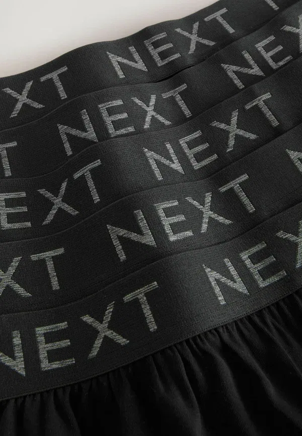 Боксеры из хлопка Regular fit 5 pack Next, черный — фото 4