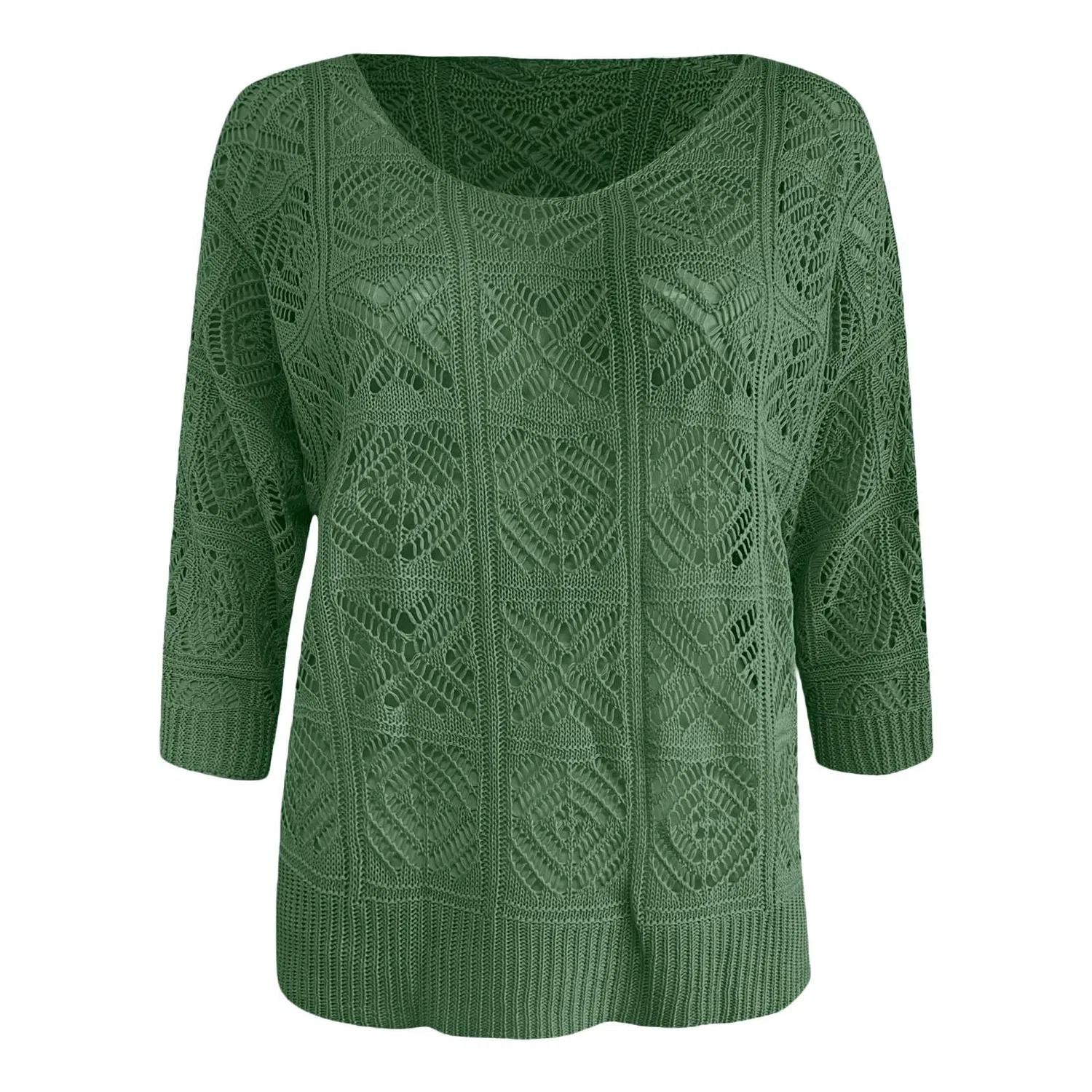 Женская туника с принтом Hippie Tunic, Verde Scuro — фото 4