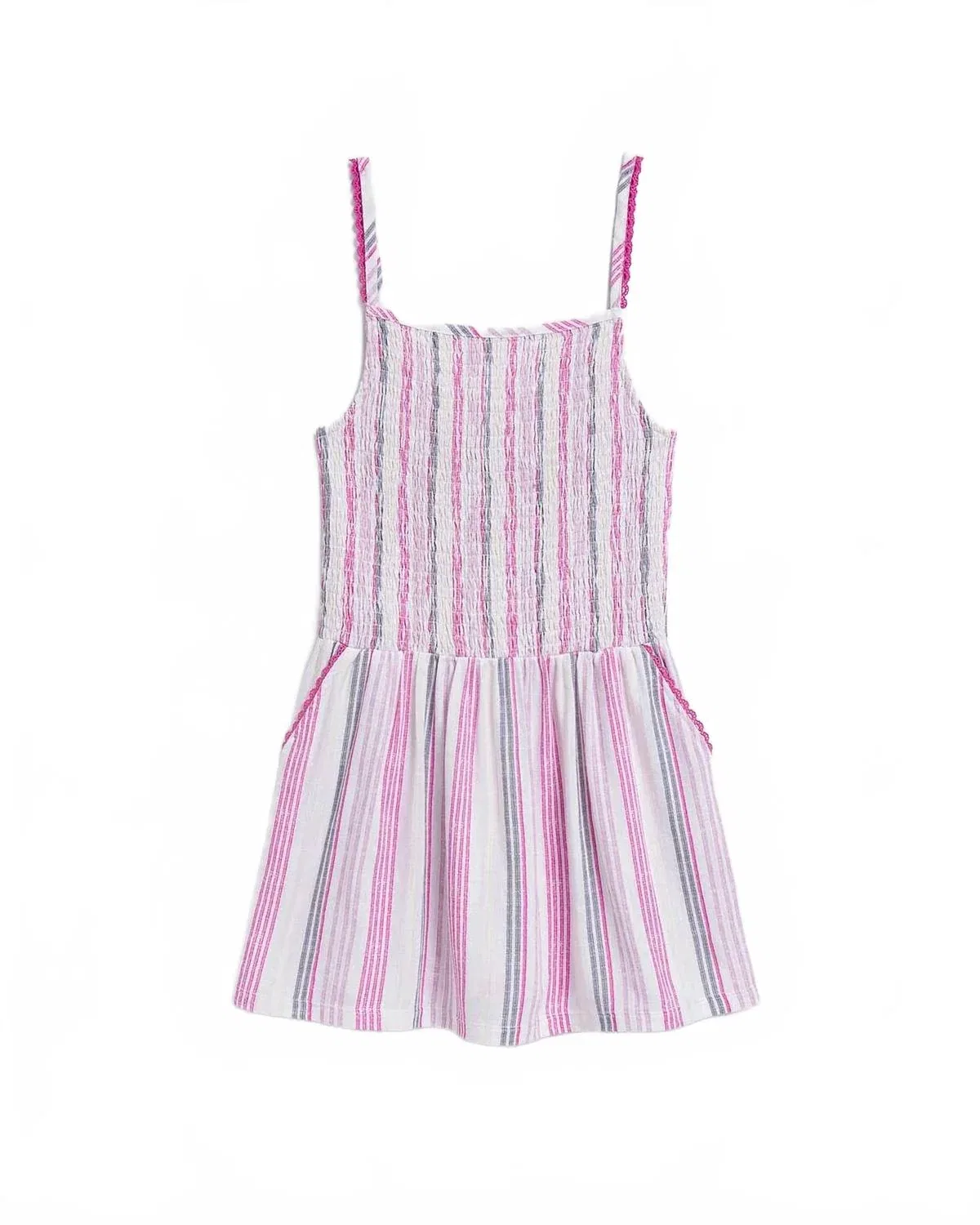 Детское платье для девочек без рукавов Sunset Stripe Splendid, розовый