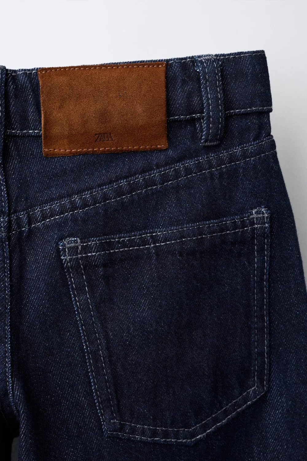 Бриллиантовые джинсы ZARA, Blue — фото 4