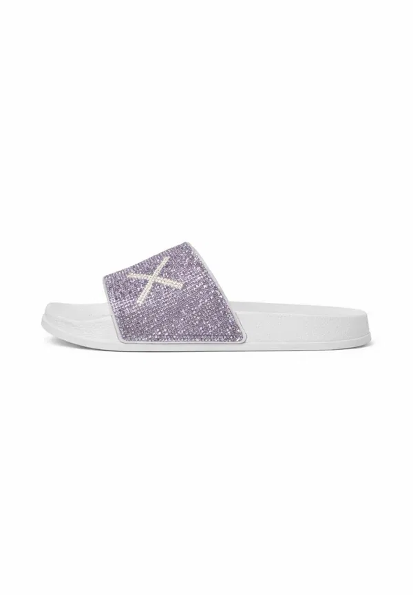 Мюли с пайетками X36411K Sun68, Lilac, сиреневый