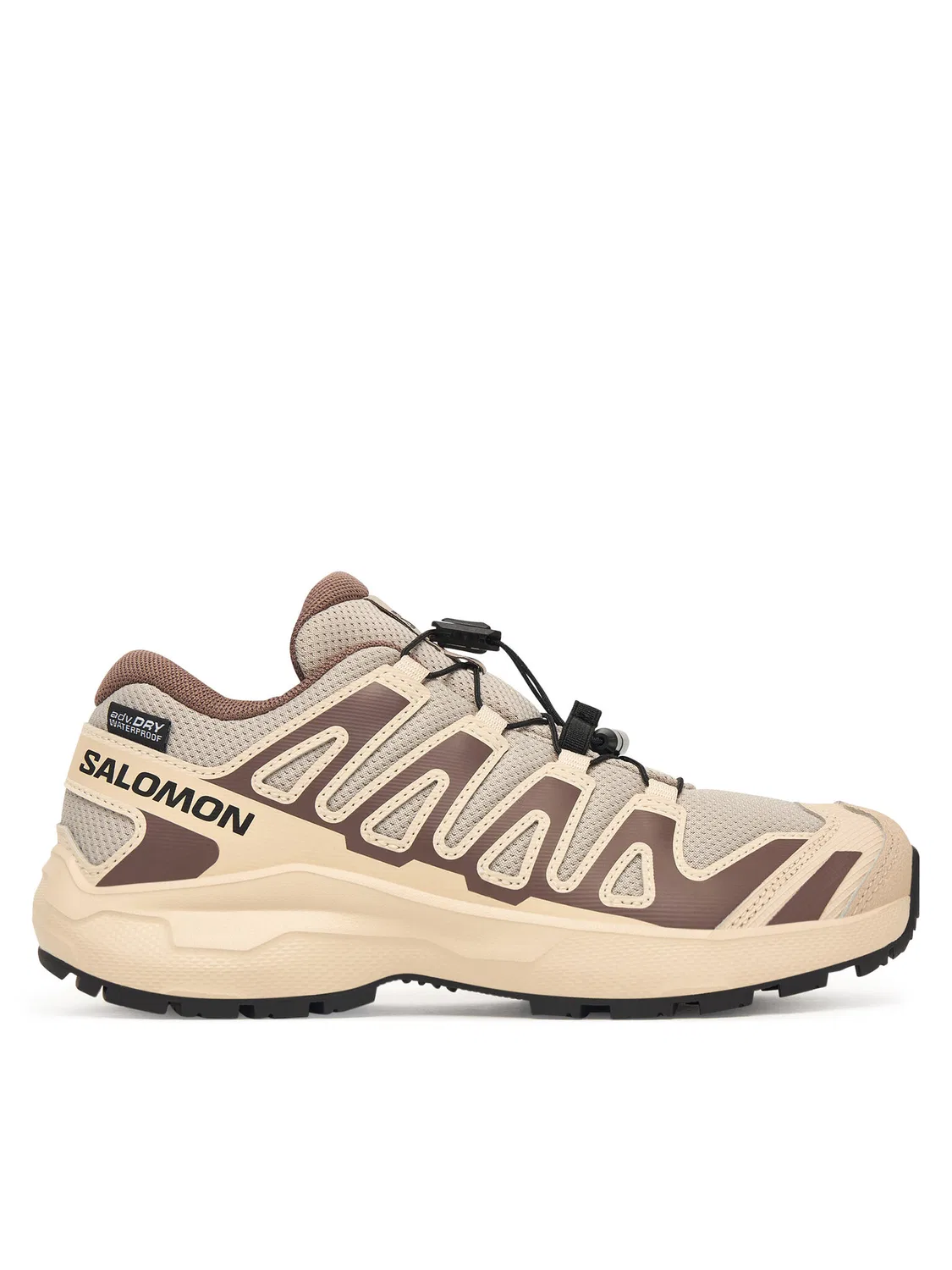Кроссовки детские для бега Salomon XA Pro, водонепроницаемые, светло-бежевый