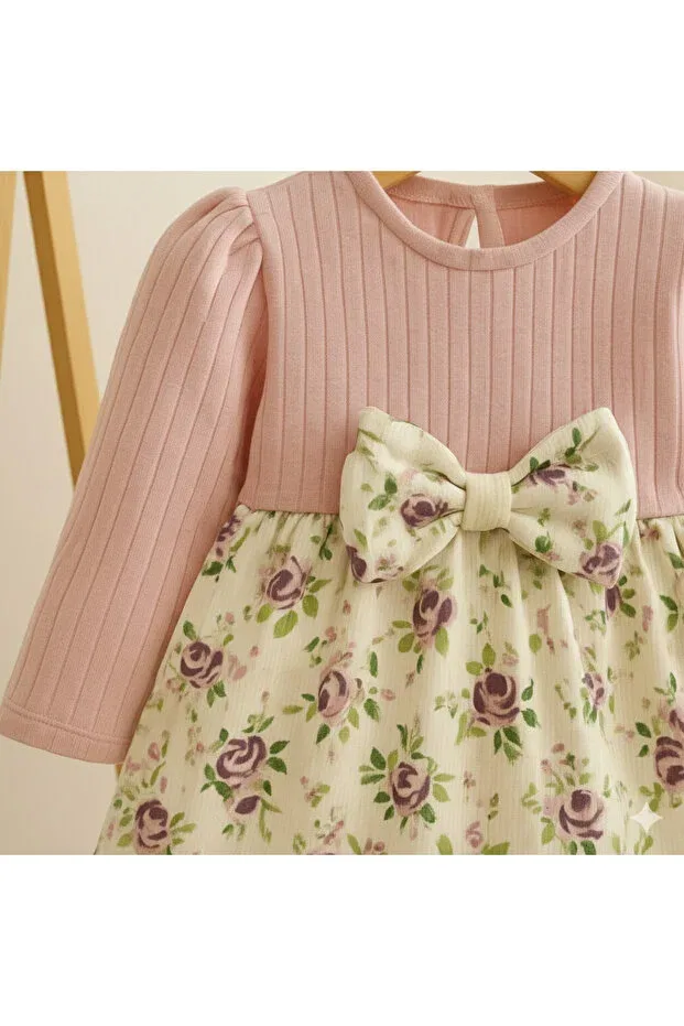 Детский комплект для девочек с длинным рукавом Basics Genybaby, Pink — фото 4