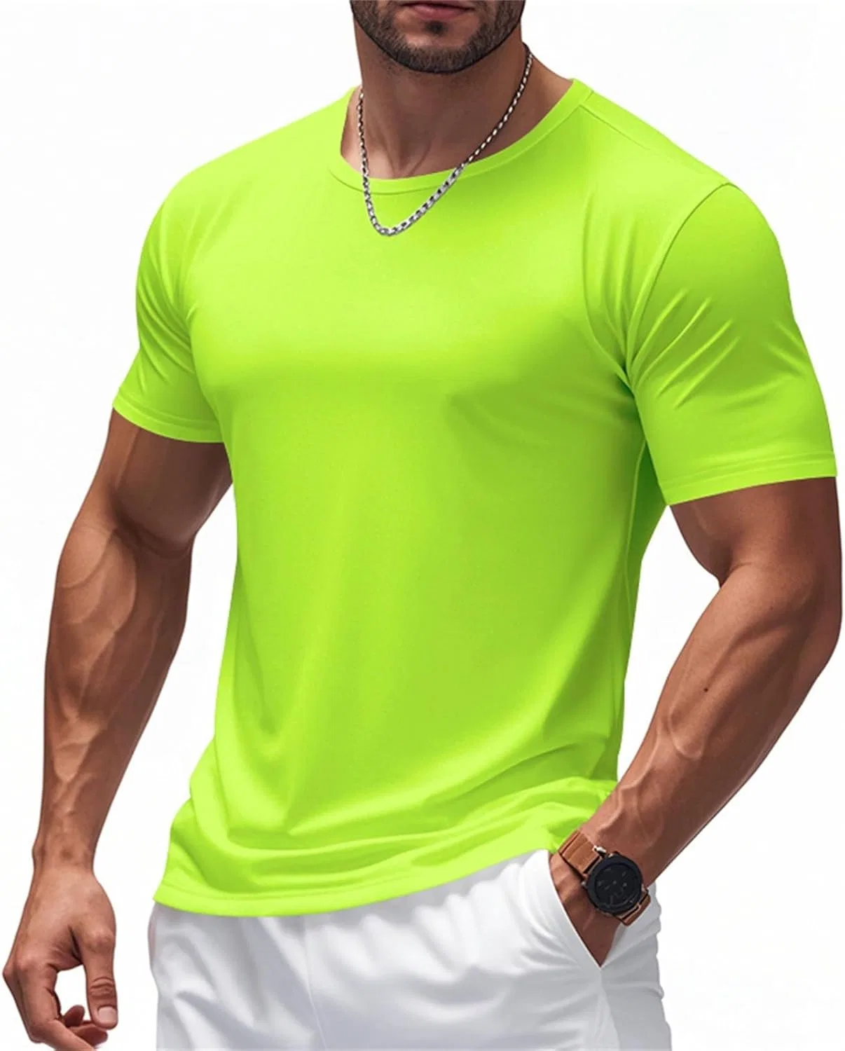 Мужская футболка для тренировок Athletic T-Shirts, Mint Green — фото 2