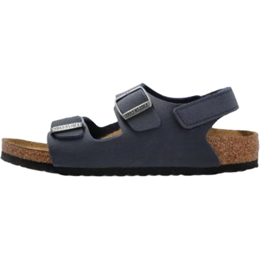 Детские сандалии с двумя ремешками Birkenstock Milano AS, Синий