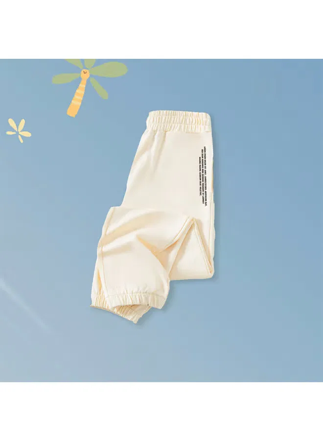 Брюки с принтом букв для мальчиков, Jeanswest, абрикосовый — фото 2