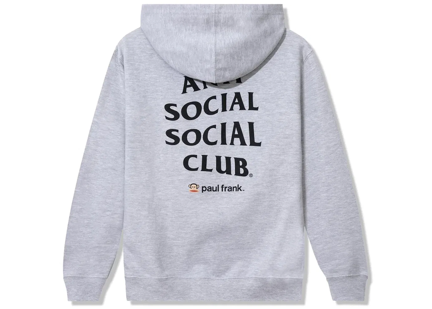Детский худи с принтом Anti Social Social Club x Paul Frank Youth Logo Hoodie, Gray — фото 2