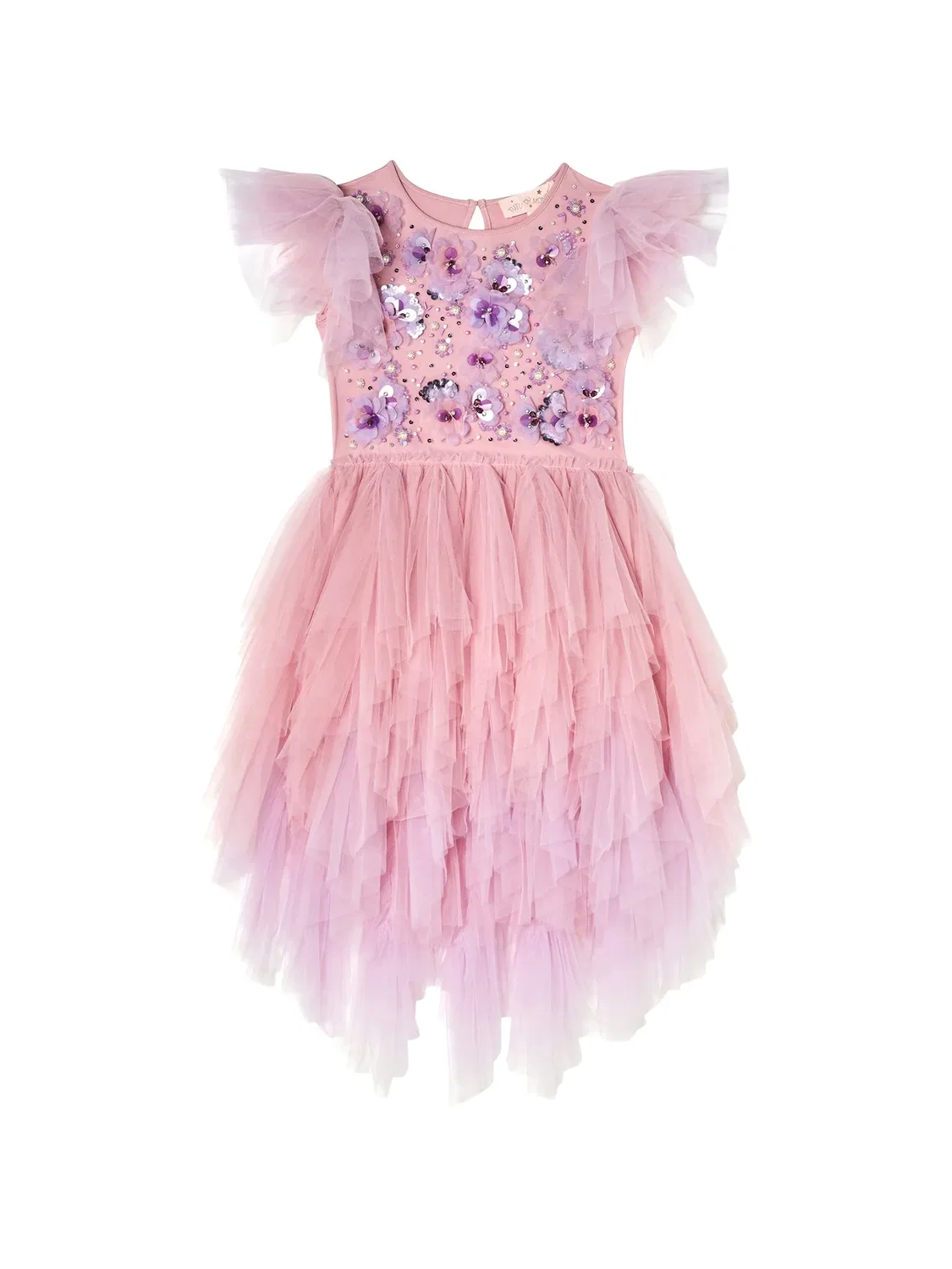 Платье Sparkle с пайетками и оборками Tutu Du Monde, розовый