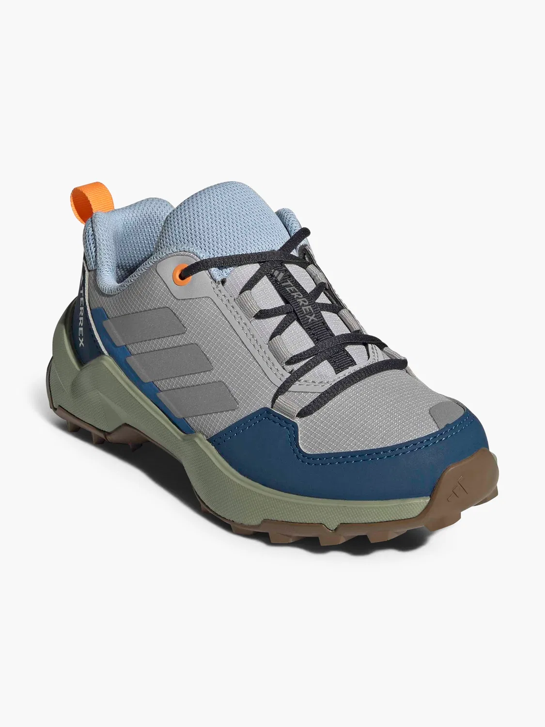 Детские треккинговые кроссовки с шнуровкой Adidas, серый — фото 2