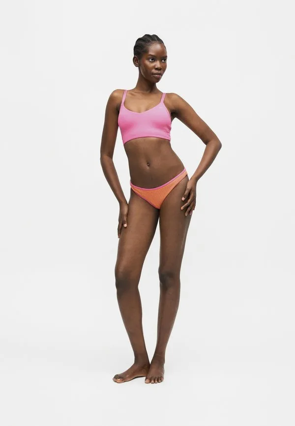 Основной топ от бикини с v-образным вырезом Nike Swim, Pink Glow — фото 2