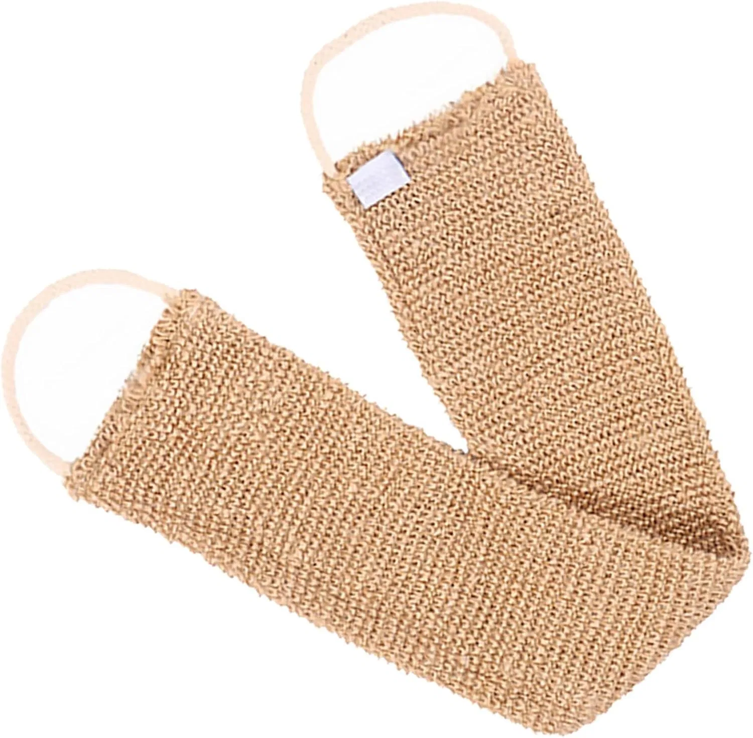 Щетка для пилинга тела из рами и джута, 66x10x1 см, Коричневый Generisch
