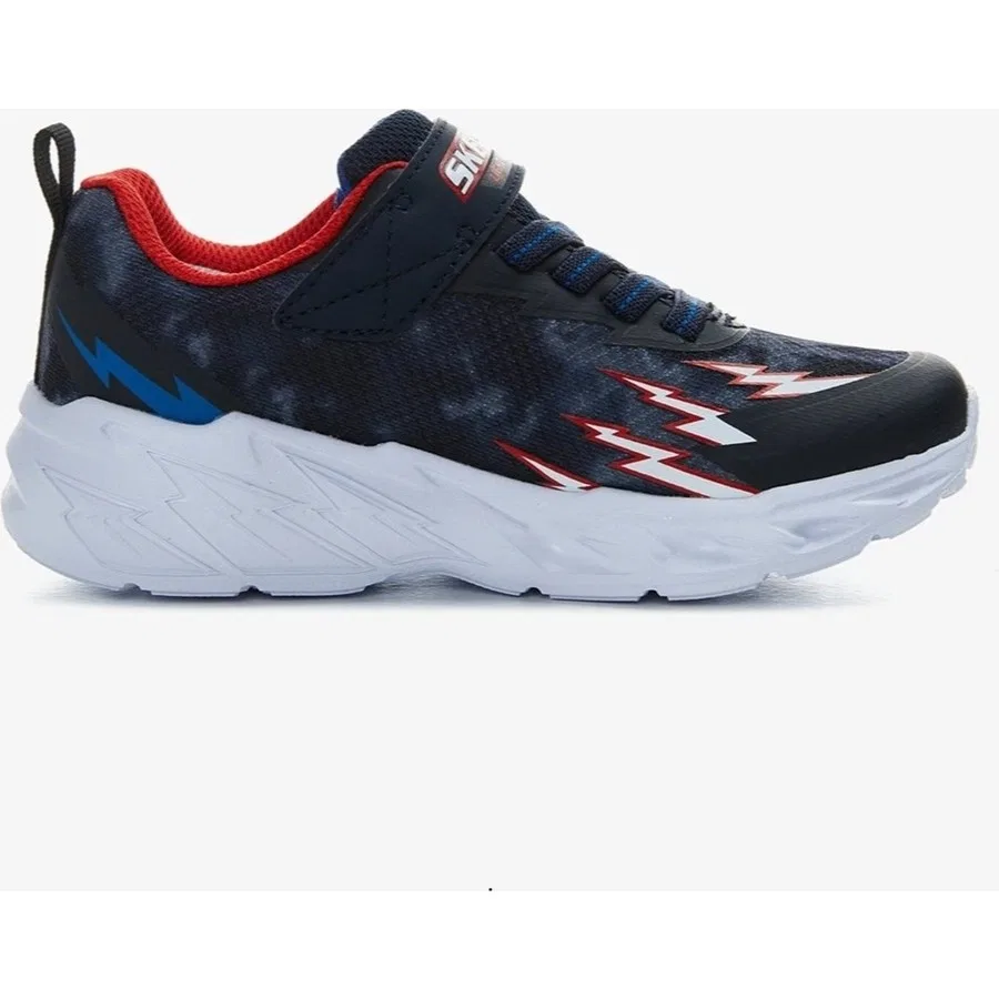 Детские спортивные кроссовки с подсветкой Lights Storm Skechers, Серый — фото 2