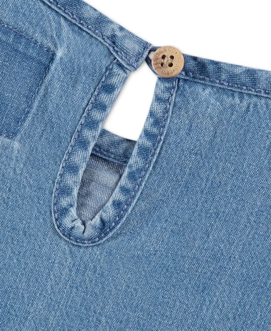 Платье-пузырь с коротким рукавом Levi's, Chambray Blue — фото 3