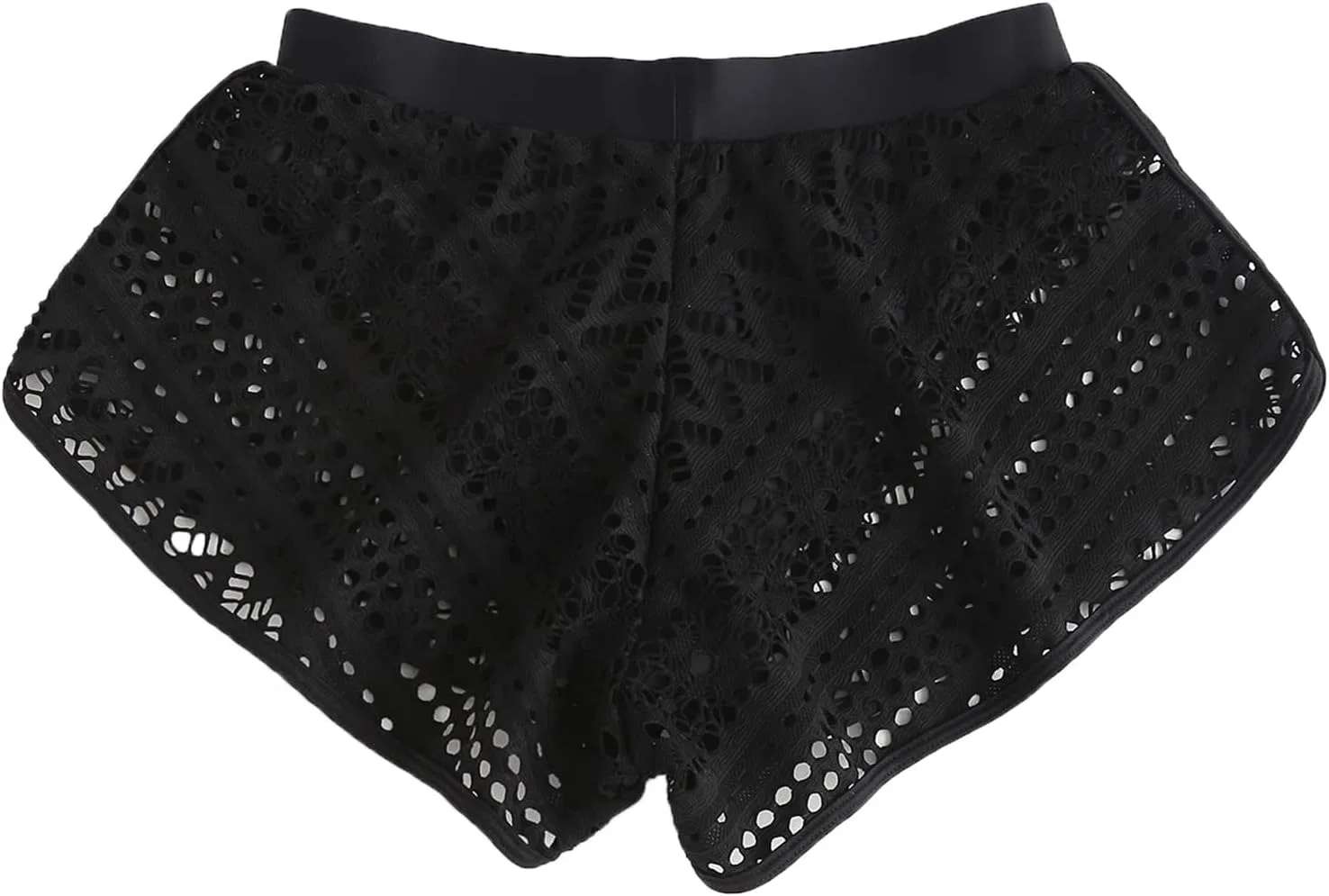 Женские шорты для плавания с высокой талией Quick Dry, Black — фото 4