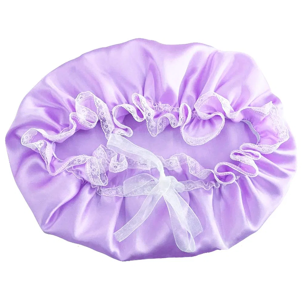 Шапочка для сна из натурального шелка, Gaorui, 200 г, Purple