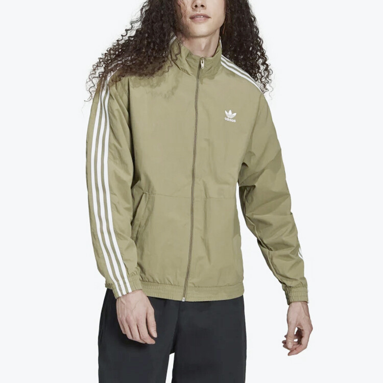 Мужская куртка Adidas Originals Logo, коричневый — фото 2