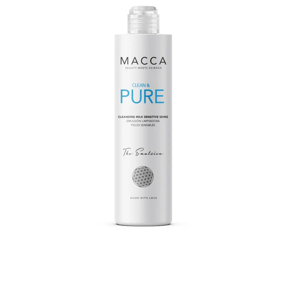

Молочко для лица Clean & pure cleansing milk sensitive skins Macca, 200 мл.