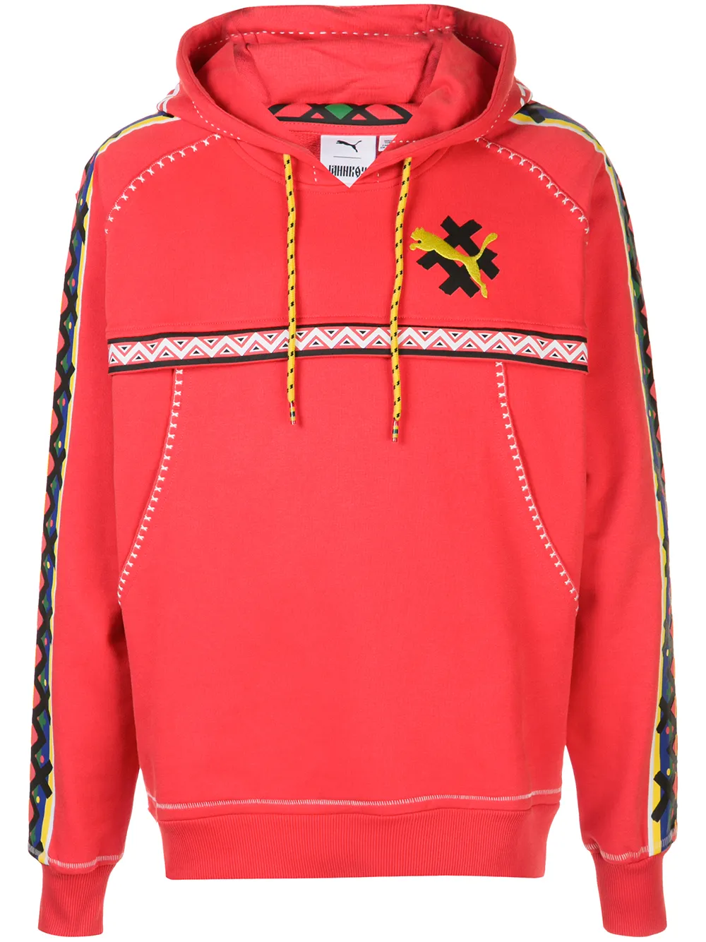 

Худи с принтом Jahnkoy PUMA, красный