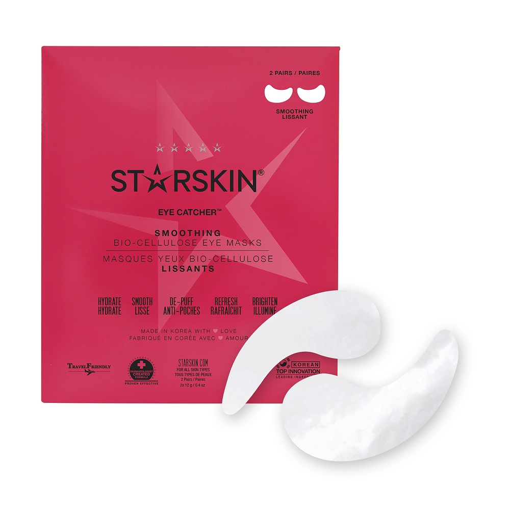 

Маска для глаз на основе биоцеллюлозы, разглаживающая кожу eye catcher smoothing bio-cellulose eye masks Starskin, количество 1 шт.