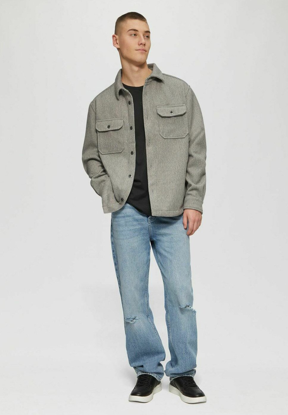 

Базовая футболка KURZARM MIT RUNDHALS-AUSSCHNITT 2ER PACK s.Oliver, черный