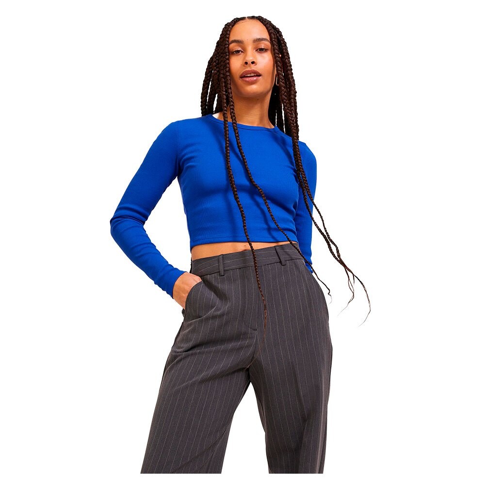 

Футболка с длинным рукавом Jack & Jones Feline Rib, синий