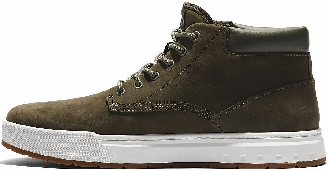 Мужские ботинки Timberland MAPLE GROVE кожаные на шнуровке, зеленый — фото 3