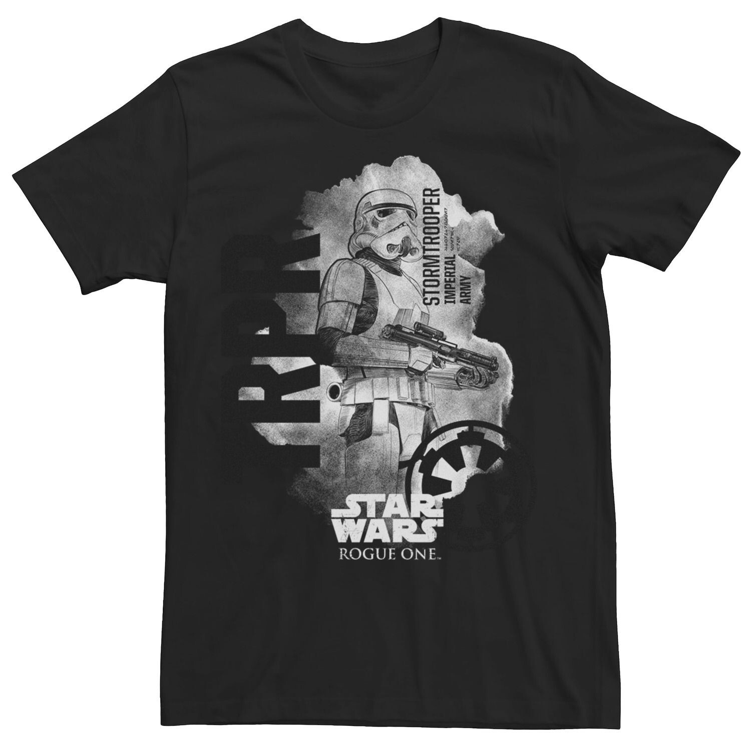

Мужская футболка с рисунком чернильных пятен Rogue One Stormtrooper Star Wars