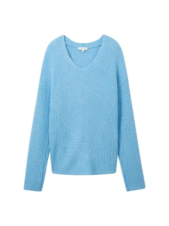 

Пуловер Tom Tailor Pullover, цвет clear light blue melange