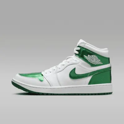 

Кроссовки Jordan Air I High G, цвет White/Pine Green
