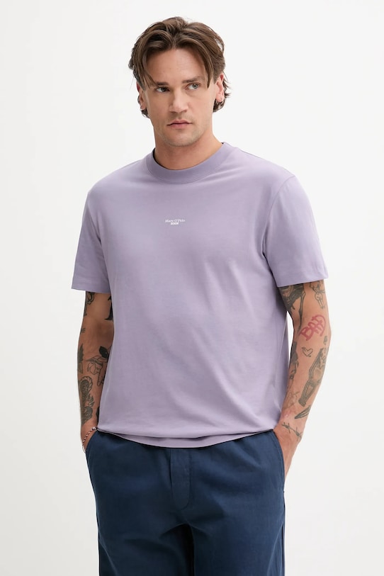 

Хлопковая футболка Marc O'Polo, фиолетовый