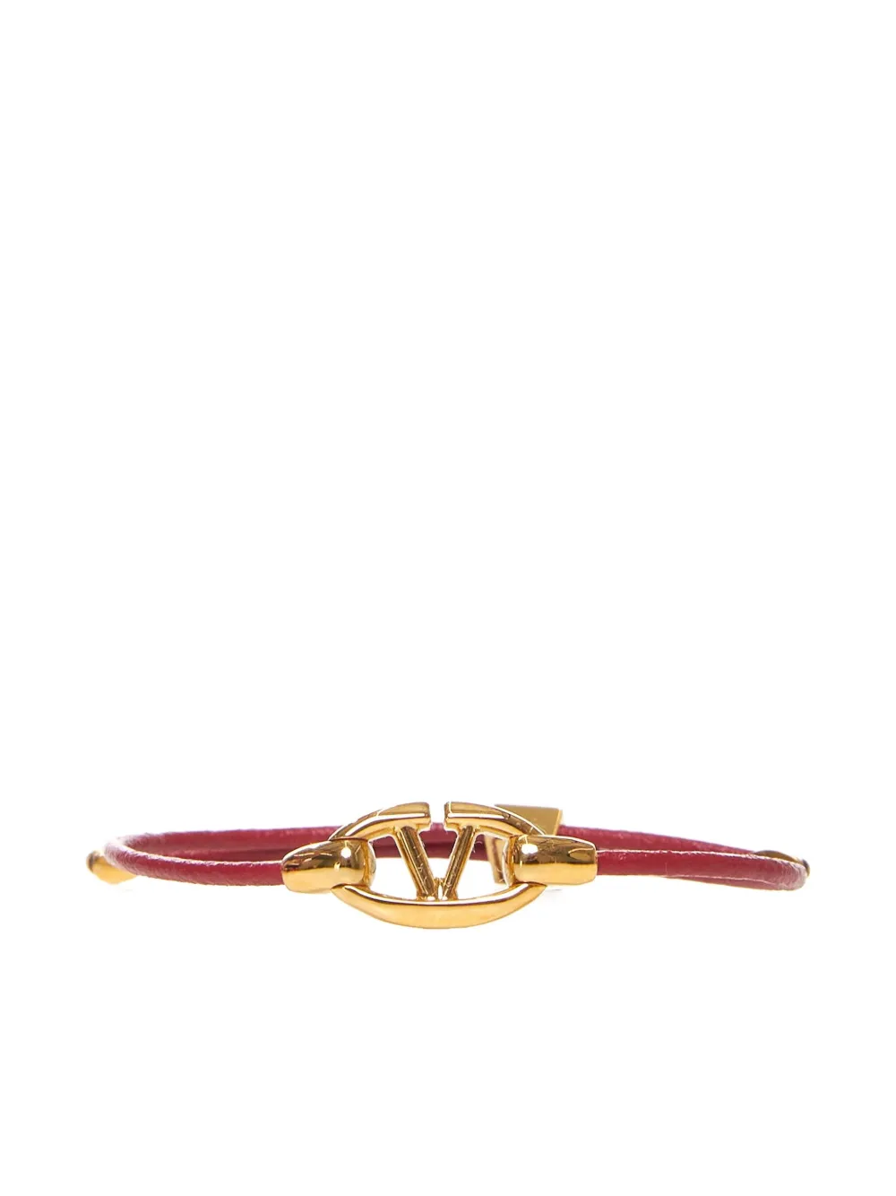 

Кожаный браслет с логотипом VLogo Signature VALENTINO GARAVANI, золотой