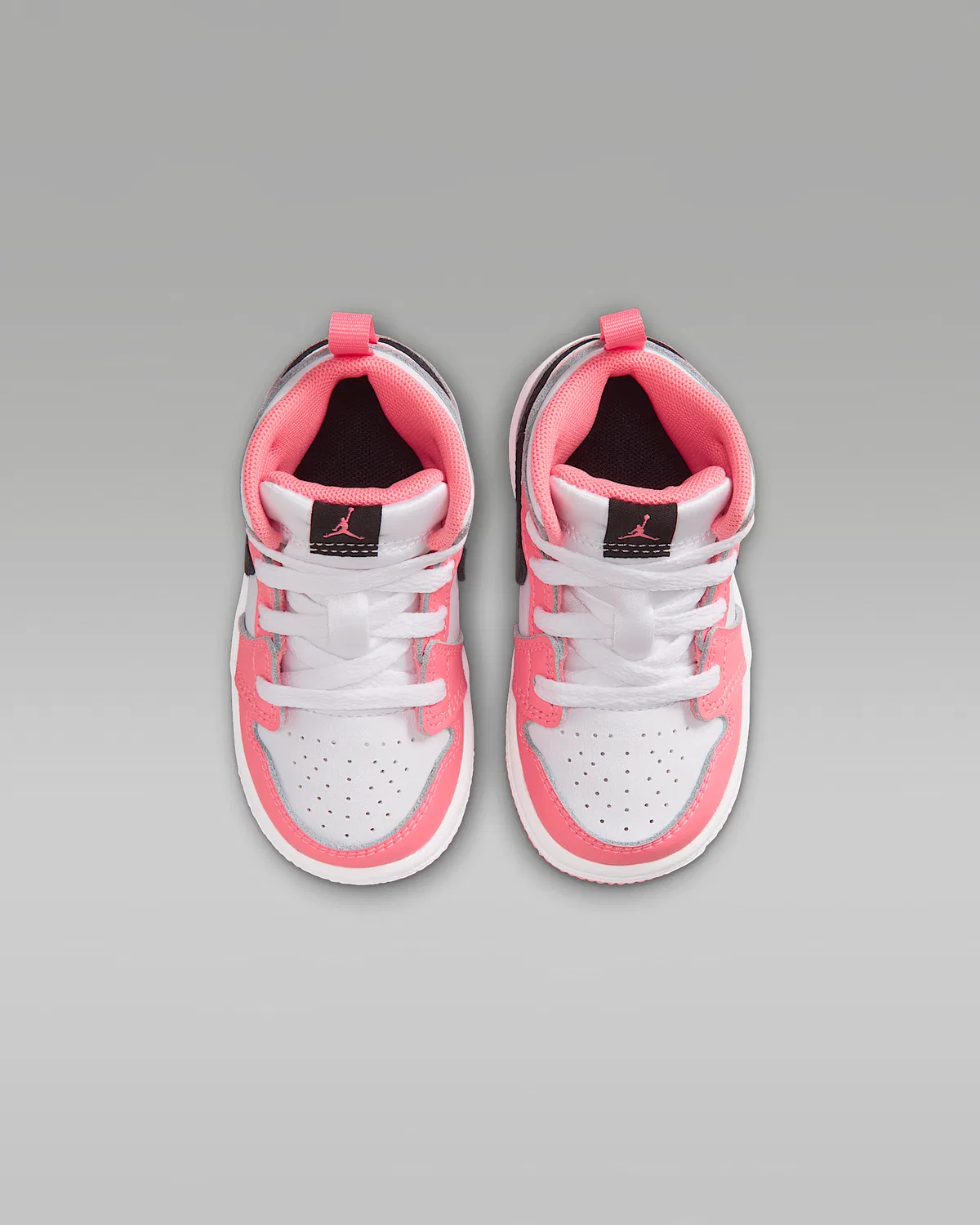 Кроссовки Jordan 1 Mid для малышей, Pink Gaze/White/Black — фото 4
