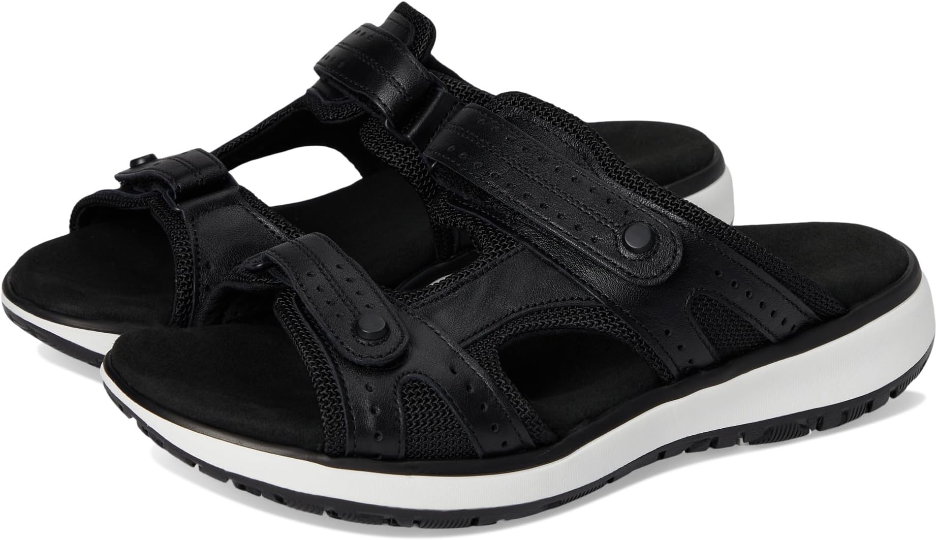 Сандалии SAS Embark Adjustable Comfort Sport Slide, черный