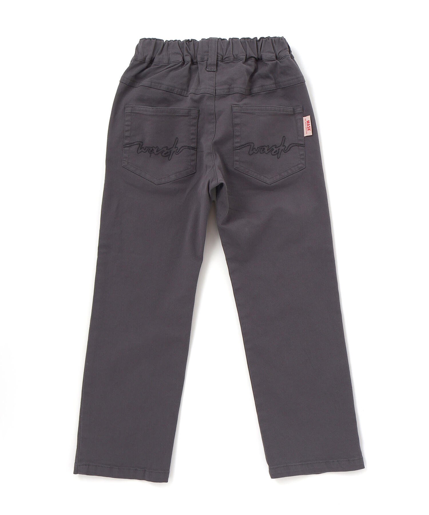 Брюки из эластичной саржи с вышитым логотипом (110-160 см) WASK, Gray — фото 2