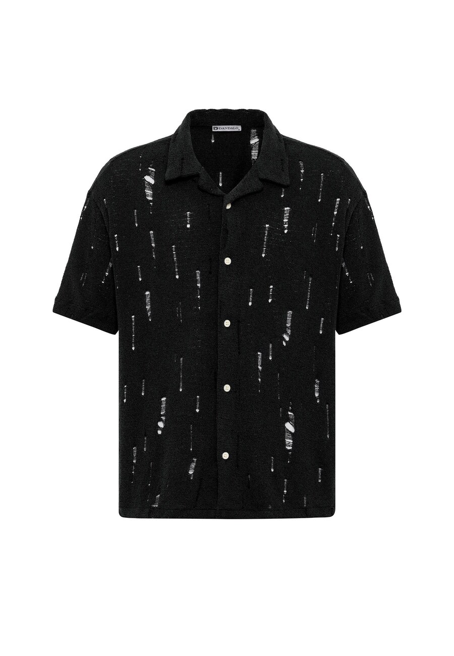 

Рубашка на пуговицах Comfort fit Dandalo, черный