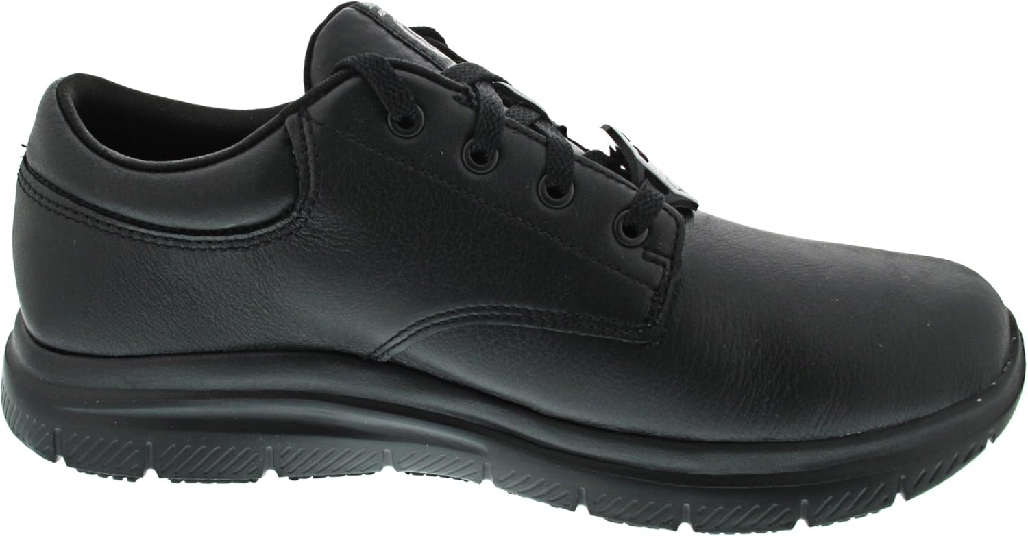 Мужские туфли Skechers Flex Advantage Sr Fourche для служебной формы, черный — фото 3
