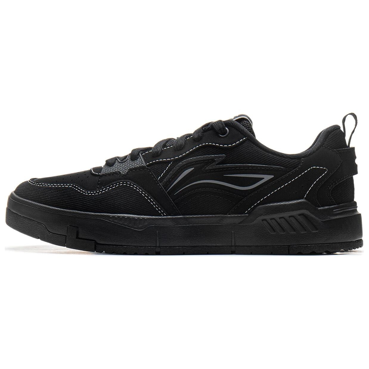 

Кроссовки LINING Yuan Chu Skateboarding Shoes Men Low-top Black, черный