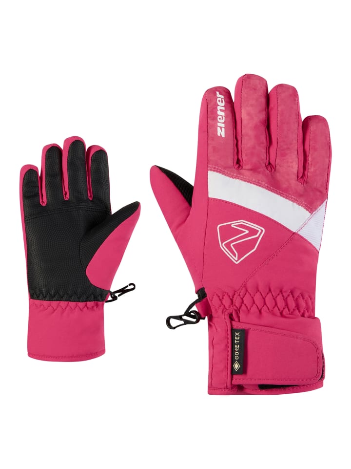 

Ziener Перчатки Leif-Z GTX Glove Junior розового цвета