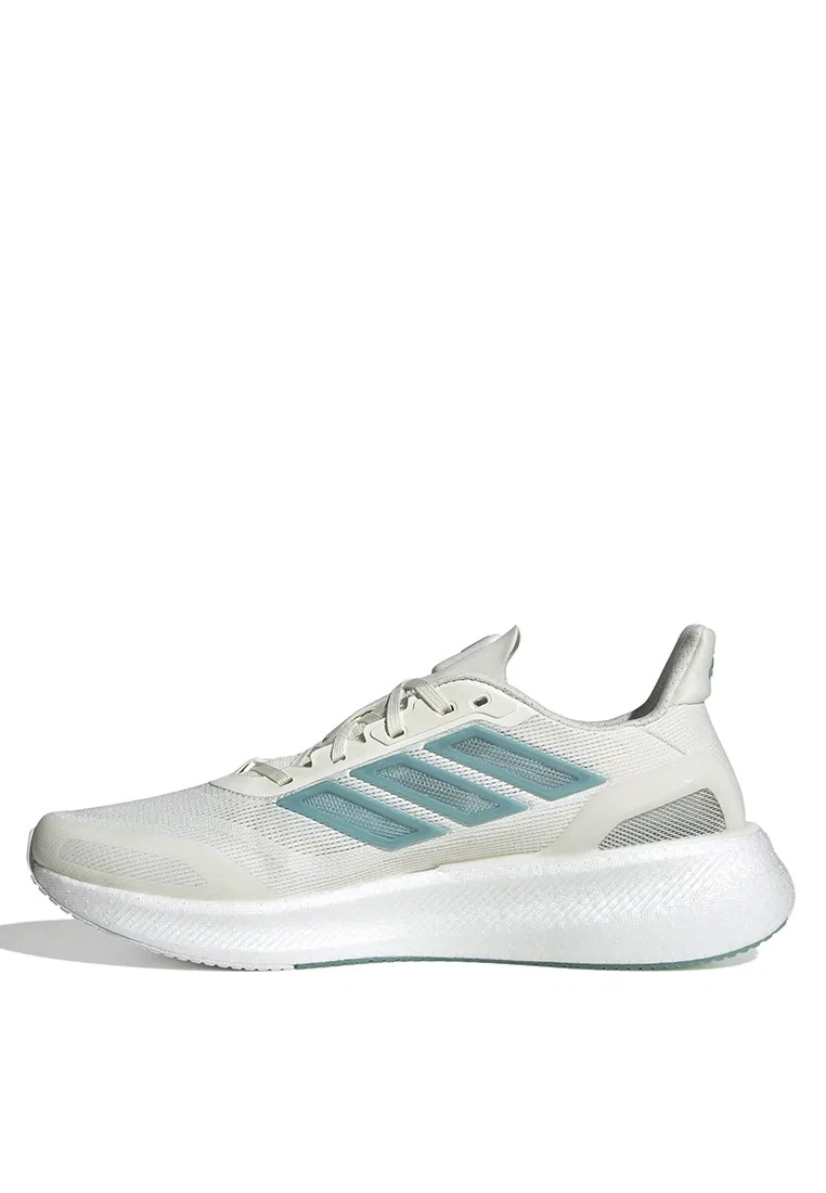 Кроссовки мужские, Pureboost 5 Climacool, Adidas, белый/мятный/кремовый — фото 4