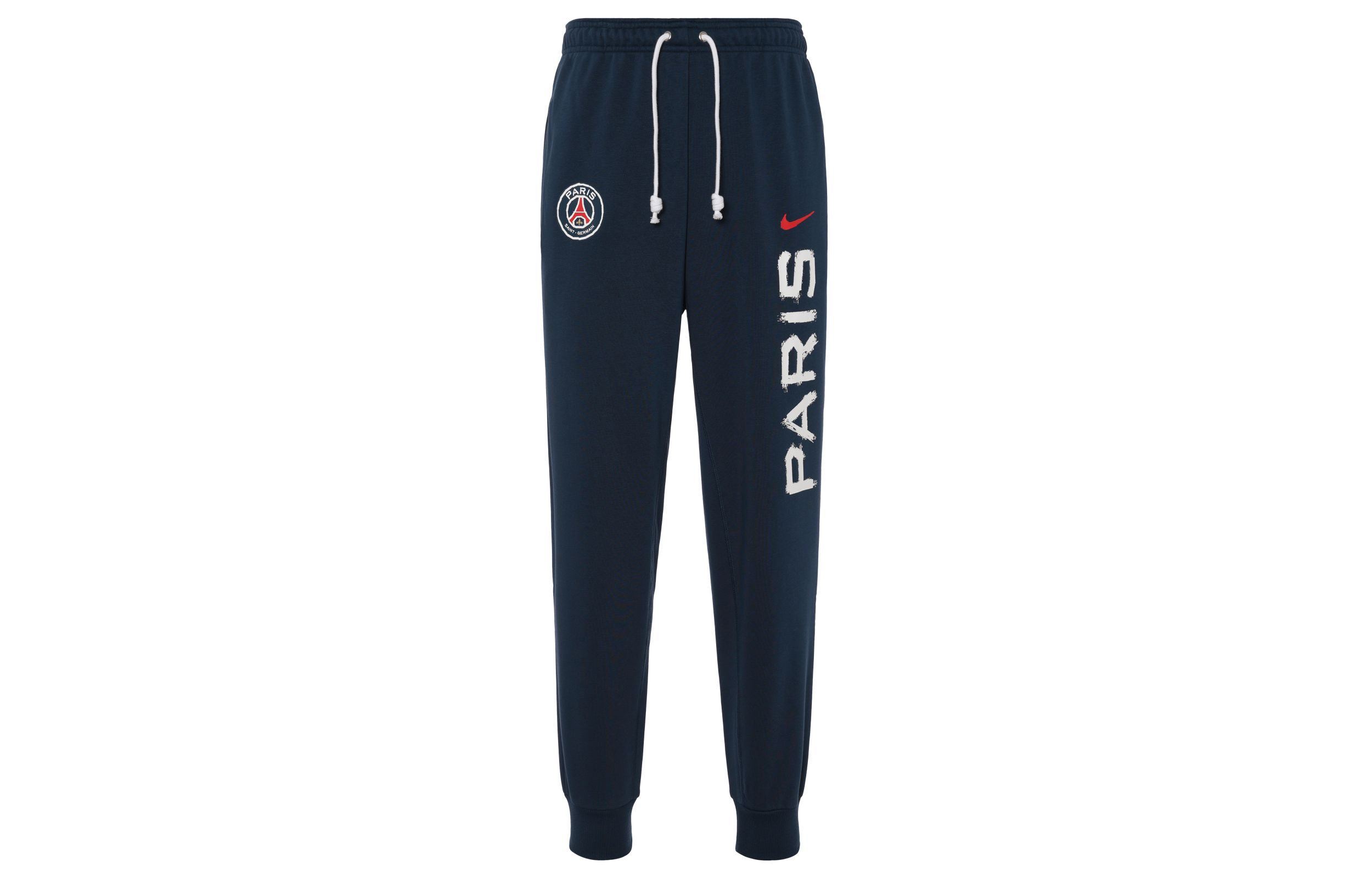 

Мужские футбольные брюки Paris Saint Germain Standard Issue Dri FIT с зауженными штанинами Nike, темный темно-синий