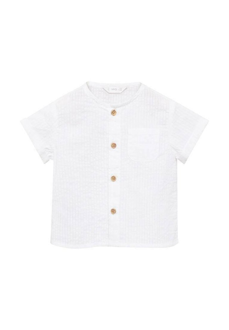 

Блуза TEXTURED Mango Kids, слоновая кость
