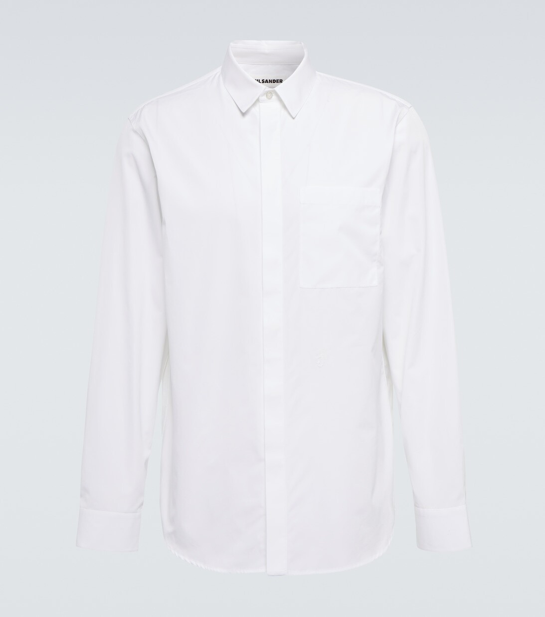 

Рубашка вторник из хлопка Jil Sander, белый