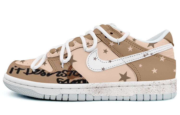 

Кроссовки Nike Dunk Skateboarding Shoes Men Low-top Khaki, цвет Linen