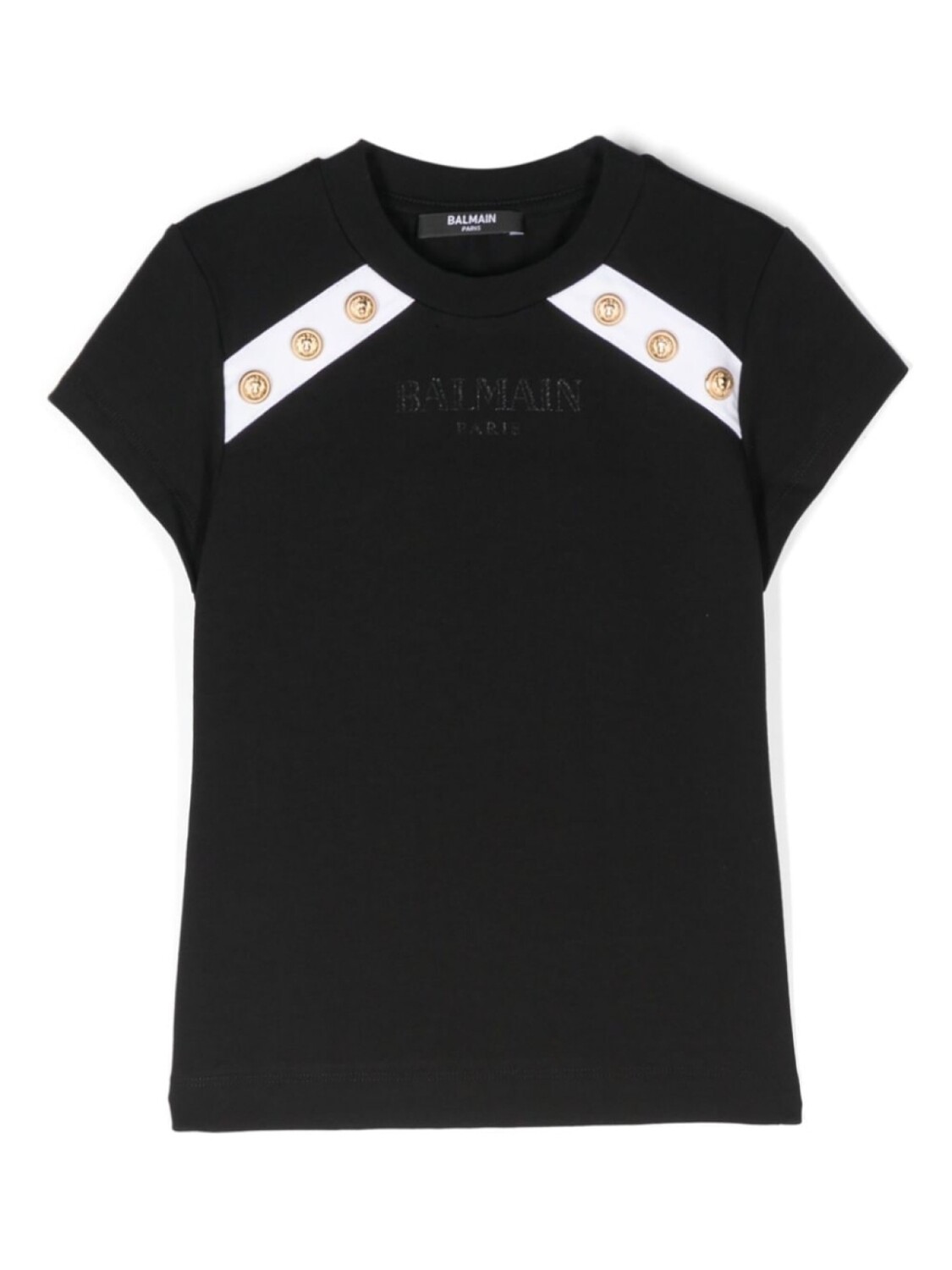 

Balmain Kids футболка с логотипом, черный