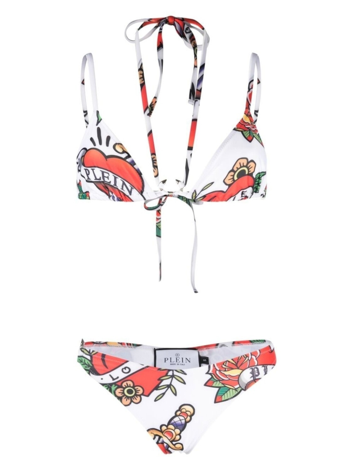 

Philipp Plein купальник Bikini Love, белый