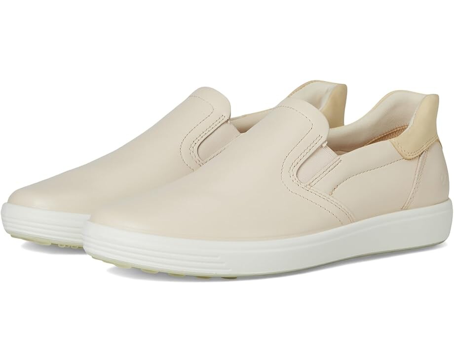 

Кроссовки ECCO Soft 7 Easy Slip-On Sneaker, цвет Limestone/Straw