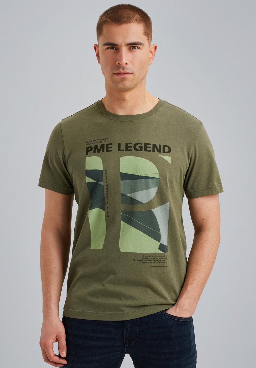 

Футболка с принтом PME Legend, зеленый