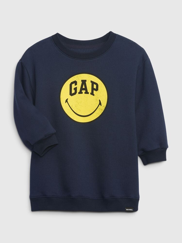 

Платье-Толстовка Gap, синий