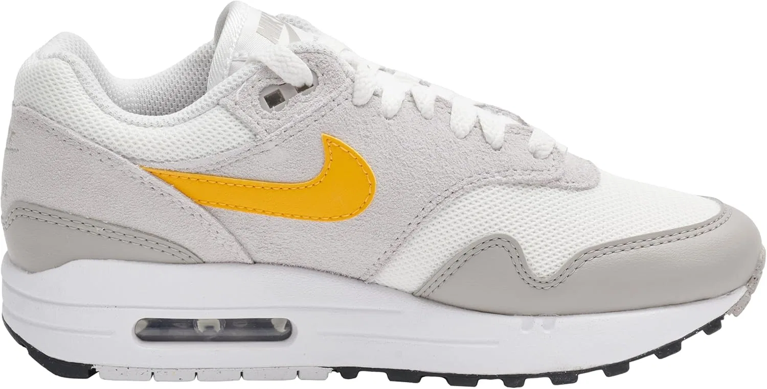 Мужские низкие кроссовки NIKE Air Max 1 Essential, Summit White University Gold Vast Grey — фото 4