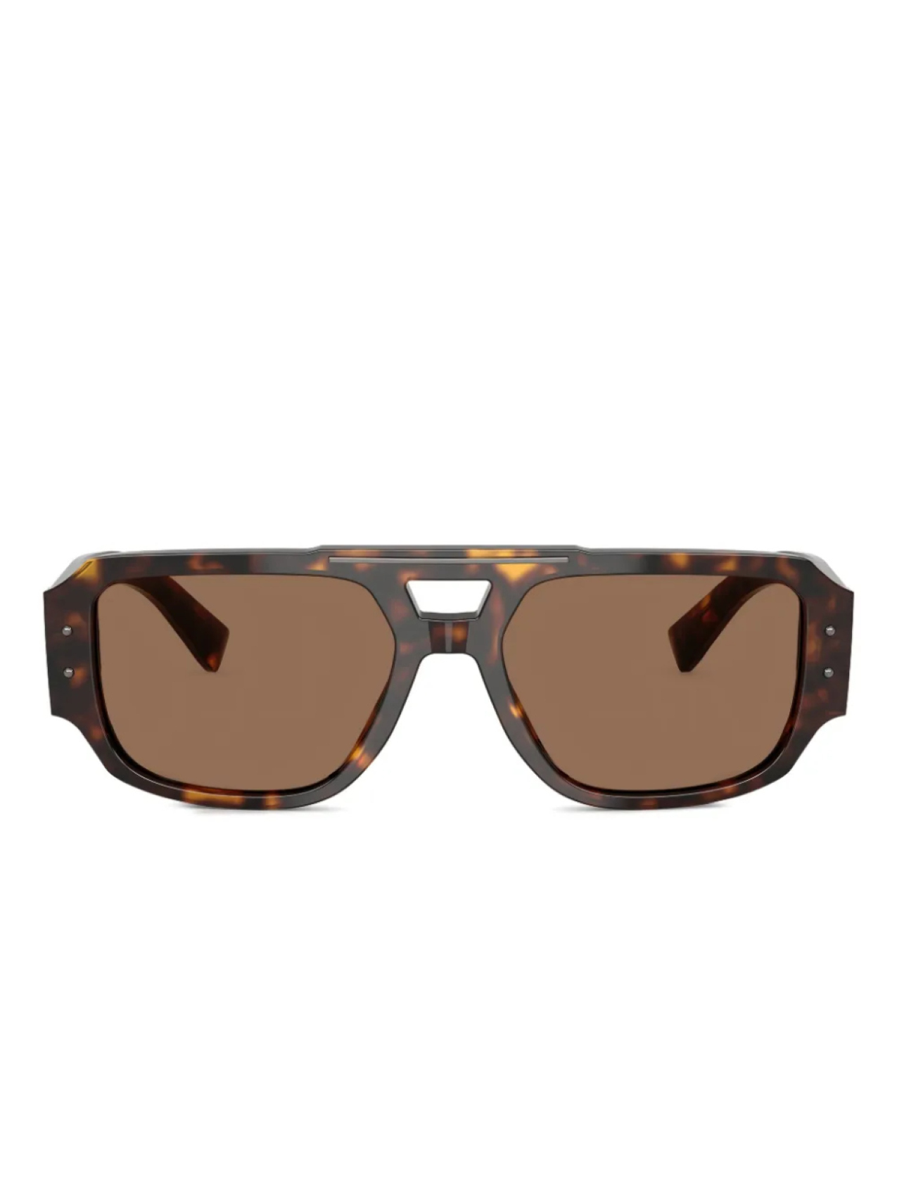 

Dolce & Gabbana Eyewear солнцезащитные очки-пилоты, коричневый